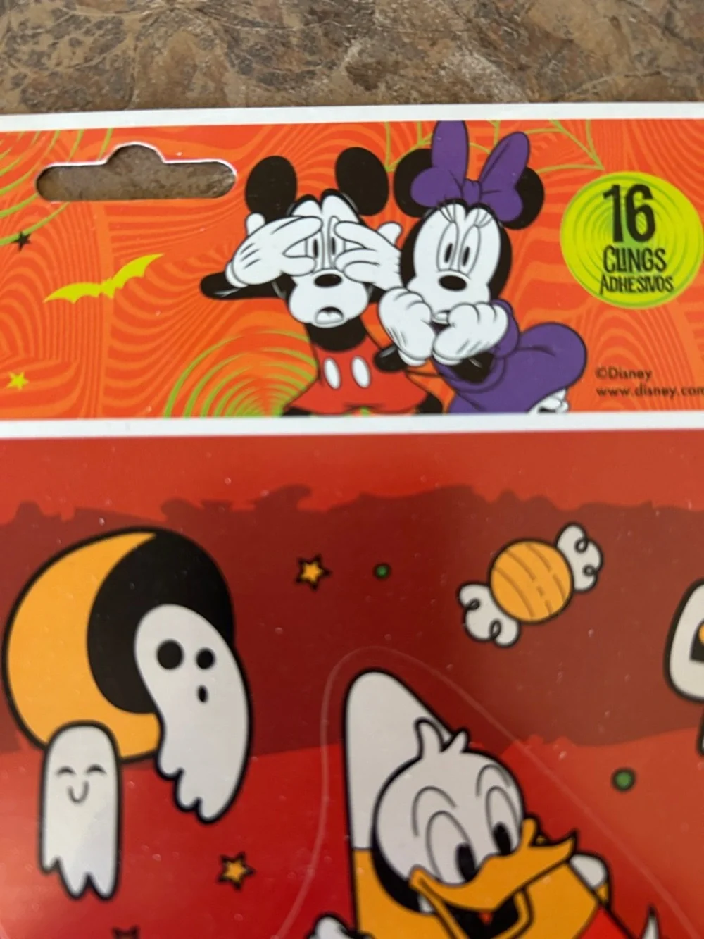 Disney Friends Happy Halloween Static Window Clings